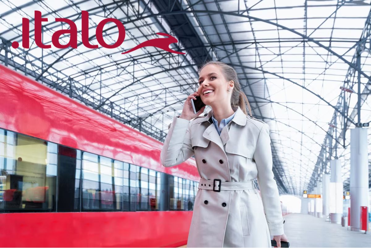 Digital Nomad Travel Across Italy Using Italo Treno