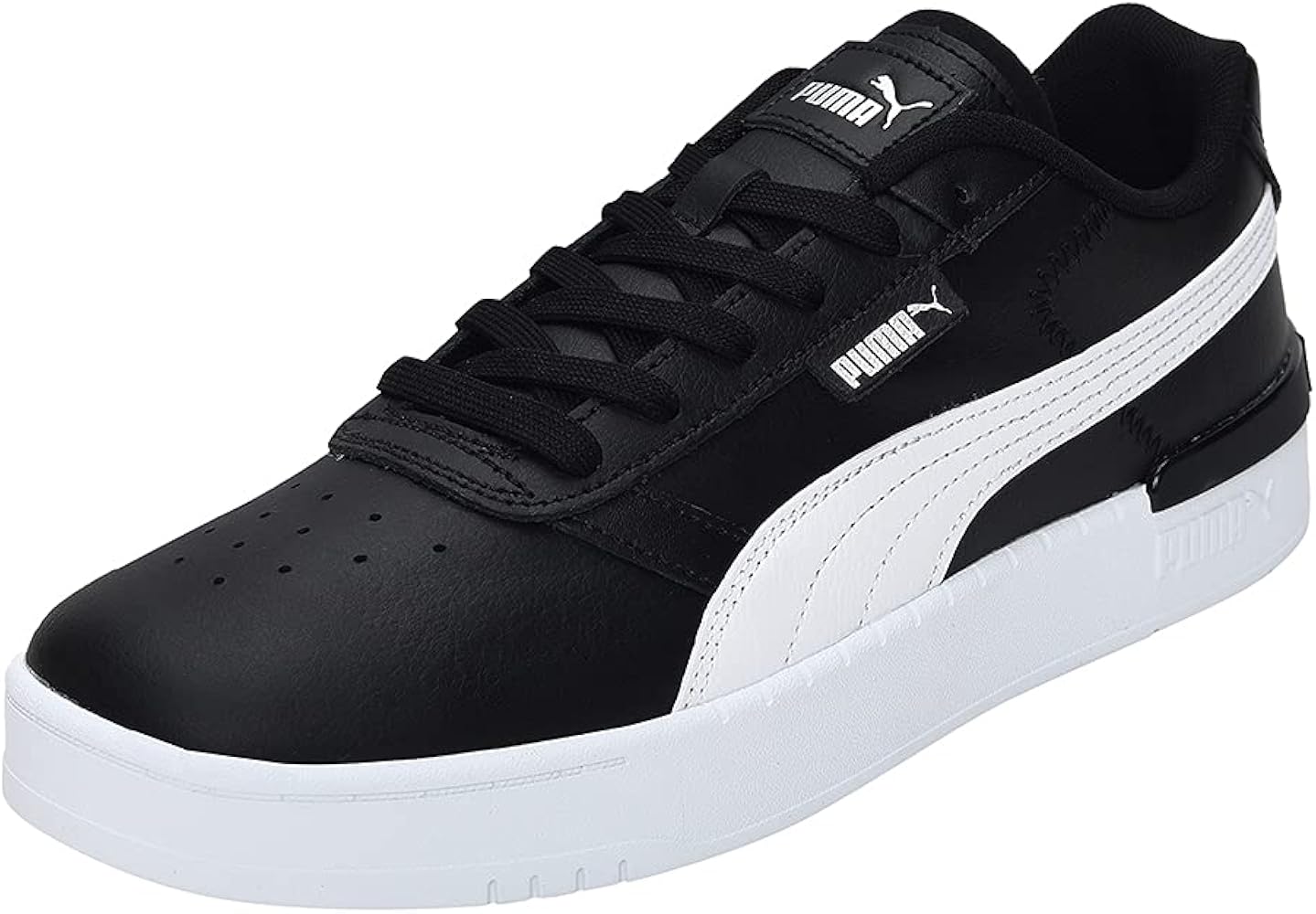 Puma Men's Clasico Black-Dark Shadow Leather Sneaker-6 UK (38110901), Black- Black-Dark Shadow : Amazon.in: Fashion